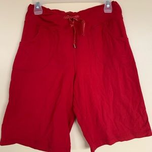 Lululemon Size 8 Red Luon Shorts